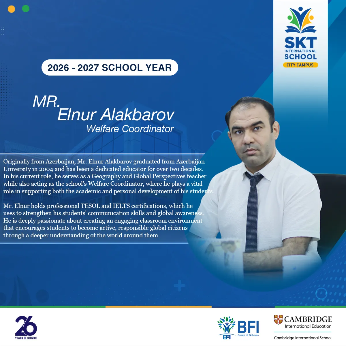 Mr. Elnur Alakbarov