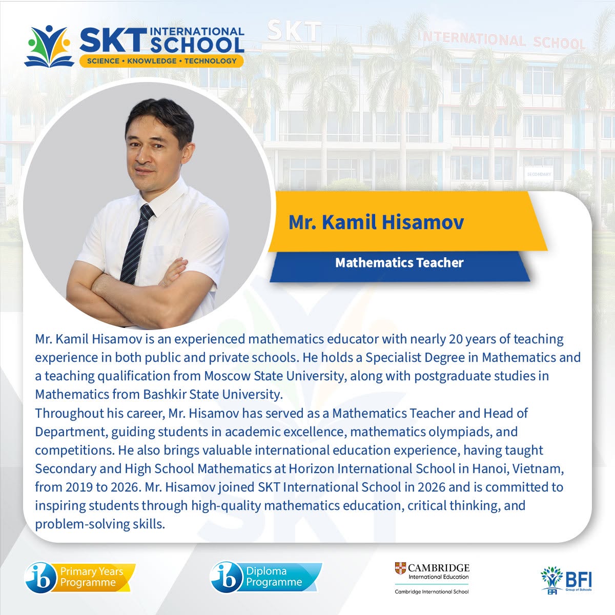Mr. Kamil Hisamov